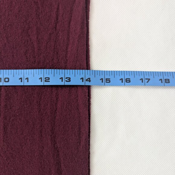 BURBERRY London Knit 100% LambsWool Neck Warmer Maroon SCARF - Picture 7 of 7